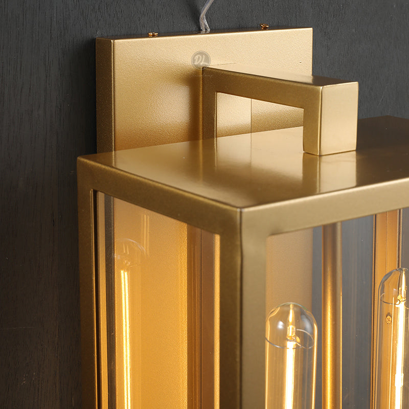 Alfresco Square Lantern Wall Sconce 21"