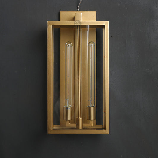 Alfresco Square Lantern Wall Sconce 21"