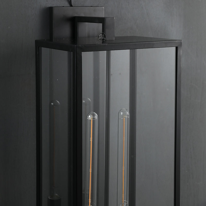 Alfresco Square Lantern Wall Sconce 28"