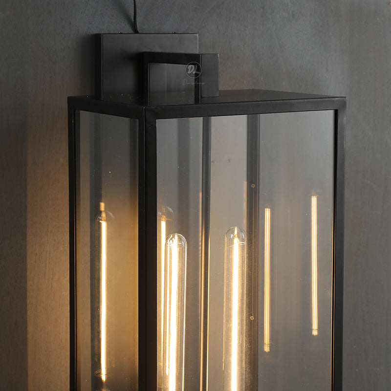 Alfresco Square Lantern Wall Sconce 28"
