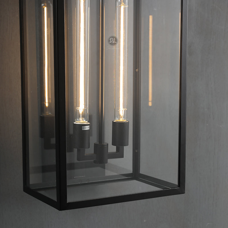 Alfresco Square Lantern Wall Sconce 28"