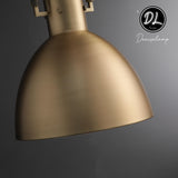 Celestial- Vintage Metallic Cloche Pendant 10"/ 14"/ 18"