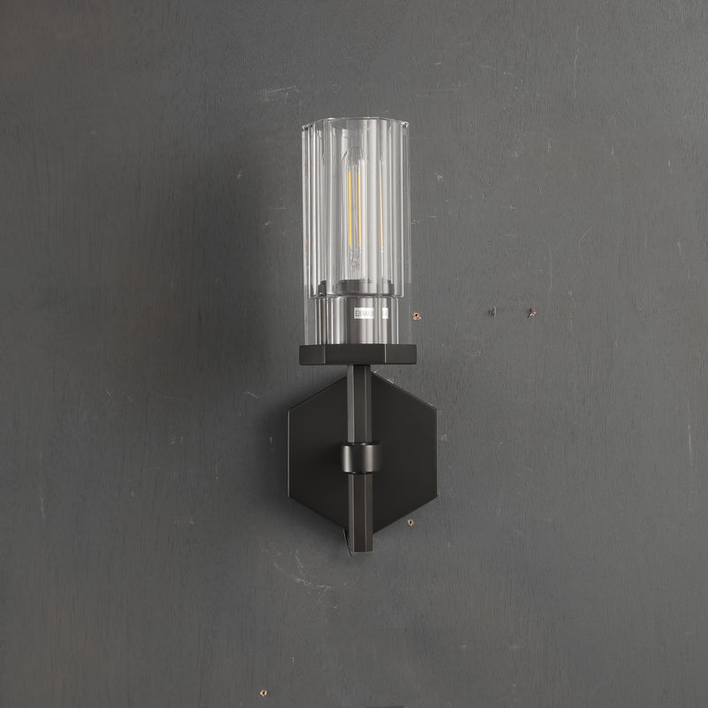 Spark Modern Hexagonal Wall Sconce