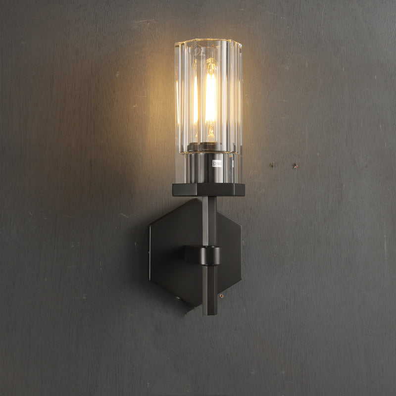 Spark Modern Hexagonal Wall Sconce