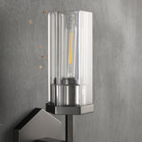 Spark Modern Hexagonal Wall Sconce