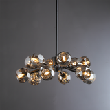 Dawn- Modern Design Niche Unique Hexagonal Crystal Ball  Oval Chandelier 48"/ 60"/ 72"