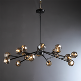Dawn- Modern Design Niche Unique Hexagonal Crystal Ball  Oval Chandelier 48"/ 60"/ 72"