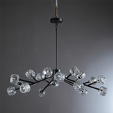 Dawn- Modern Design Niche Unique Hexagonal Crystal Ball  Oval Chandelier 48"/ 60"/ 72"