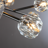Dawn- Modern Design Niche Unique Hexagonal Crystal Ball  Oval Chandelier 48"/ 60"/ 72"