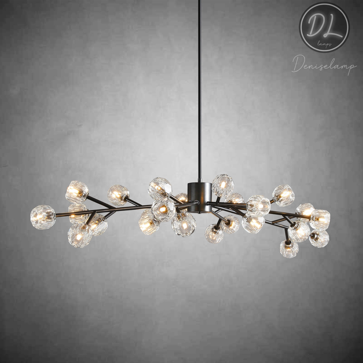 Dawn- Modern Design Niche Unique Hexagonal Crystal Chandelier