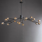 Dawn- Modern Design Niche Unique Hexagonal Crystal Ball  Oval Chandelier 48"/ 60"/ 72"