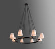 CORNICHE CIRCULAR ROUND CHANDELIER 60''