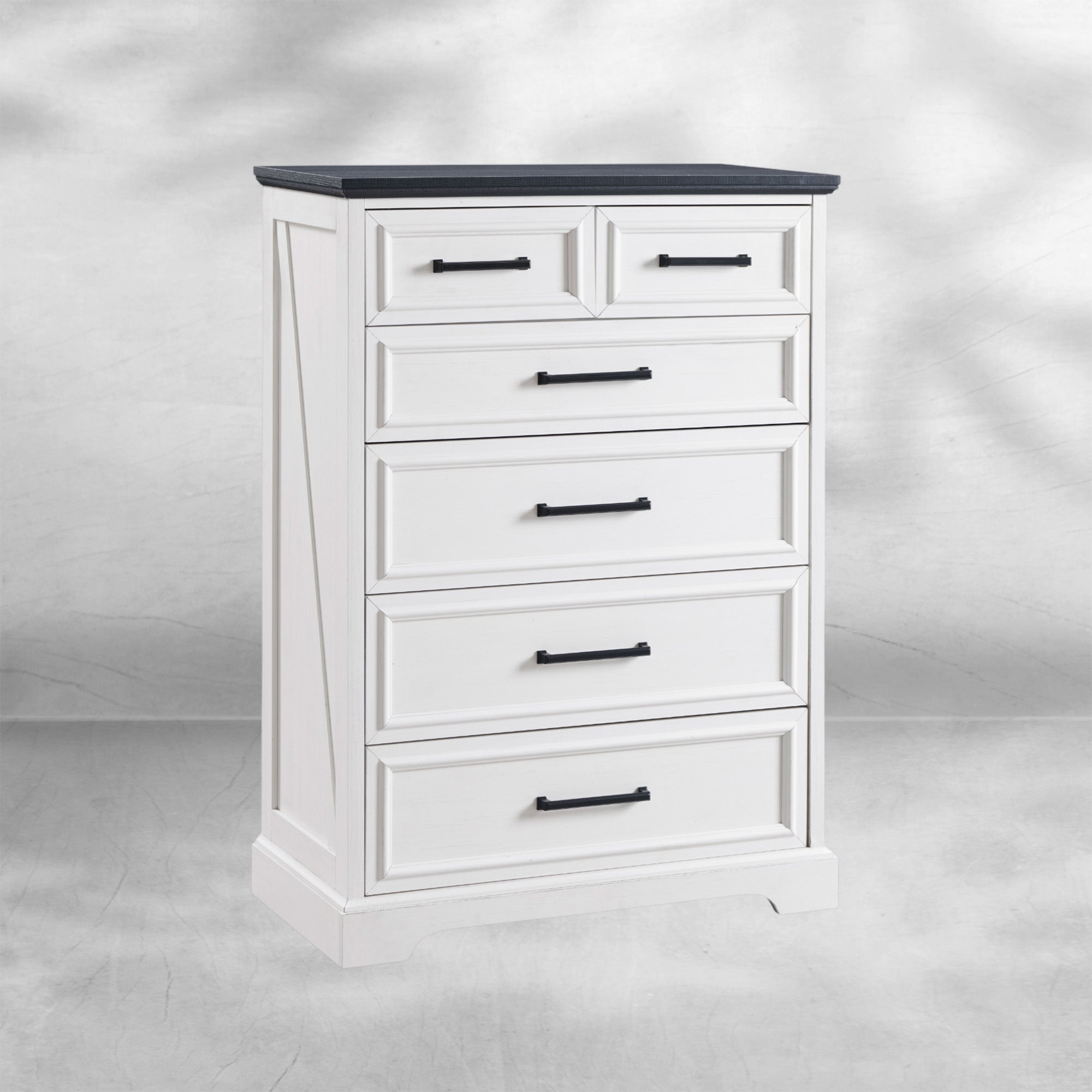 Farmhouse 6-Drawer Dresser, Wood Organizer for Bedroom, Living Room 32''