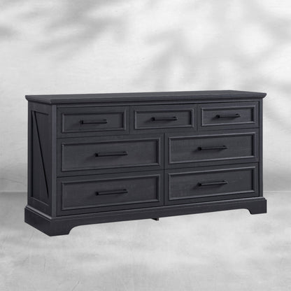 52" Wide Farmhouse 7-Drawer Dresser