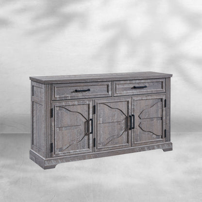 Modern 55-Inch Buffet, Coffee, and Wine Bar Cabinet