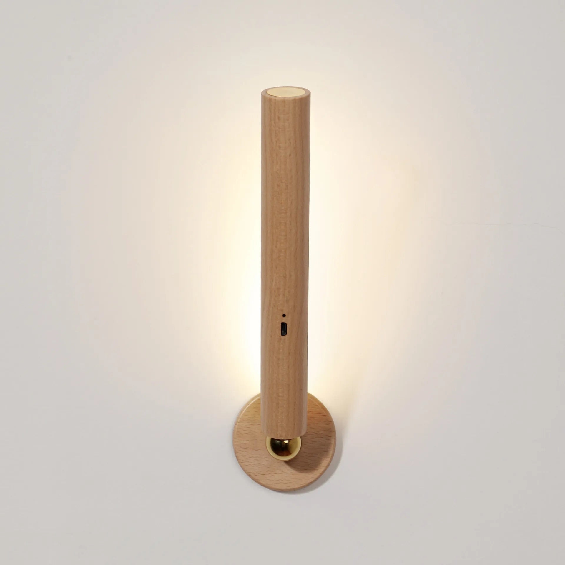 Deniselamp® Minimalistic Wooden Wall Lamp in Nordic Style for Living Room, Bedroom image | luxury lighting | wooden wall lamps