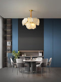 Noah Alabaster Snowflake multi-layer Chandelier