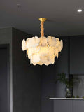 Noah Alabaster Snowflake multi-layer Chandelier