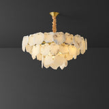 Noah Alabaster Snowflake multi-layer Chandelier