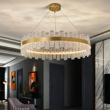 Denise Mignon Round Metal Chandelier