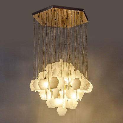 Noah Natural Alabaster Modern Chandelier