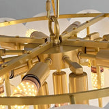 Noah Multi-Layer Natural Alabaster Round  Modern Chandelier 35''/43''