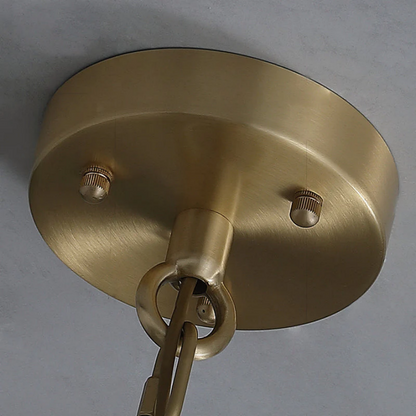 Denise Hardy Alabaster Multi-Layer Round Chandelier