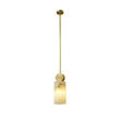 Alabaster Mini Pendant lights For Bedroom 3.94"D*9.45"H Cylindrical   Pendant [product_tags] Fabtiko