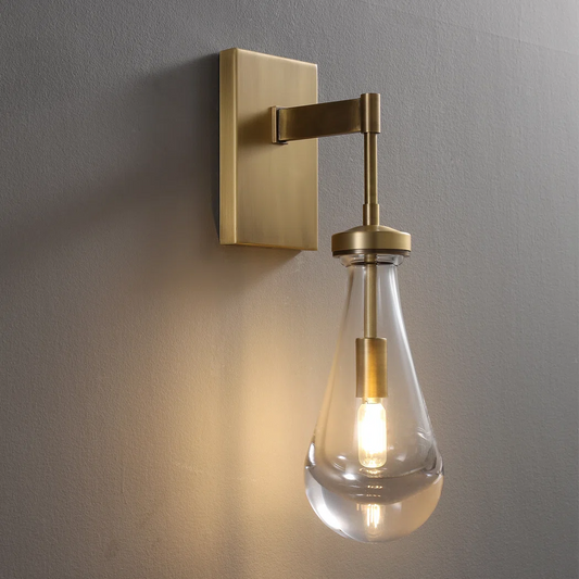 Seaward Modern Raindrop Rod Wall Sconce For Living Room, Bedroom