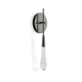 Denise Raindrop Glass Solitaire Wall Sconces