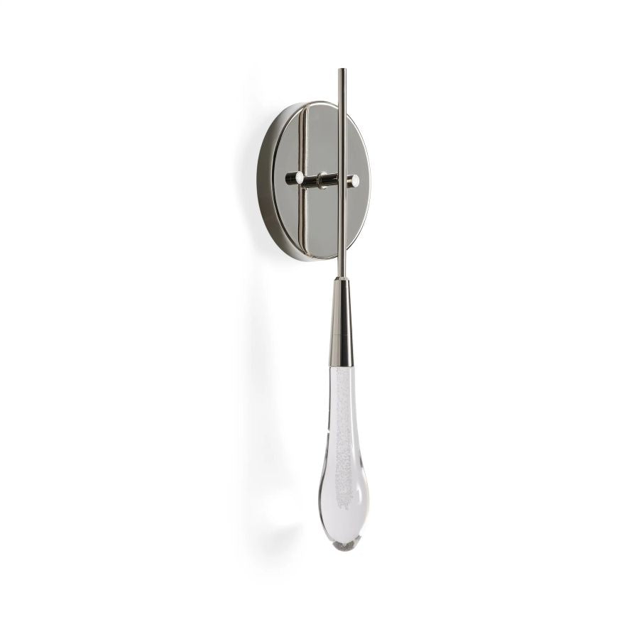 Denise Raindrop Glass Solitaire Wall Sconces