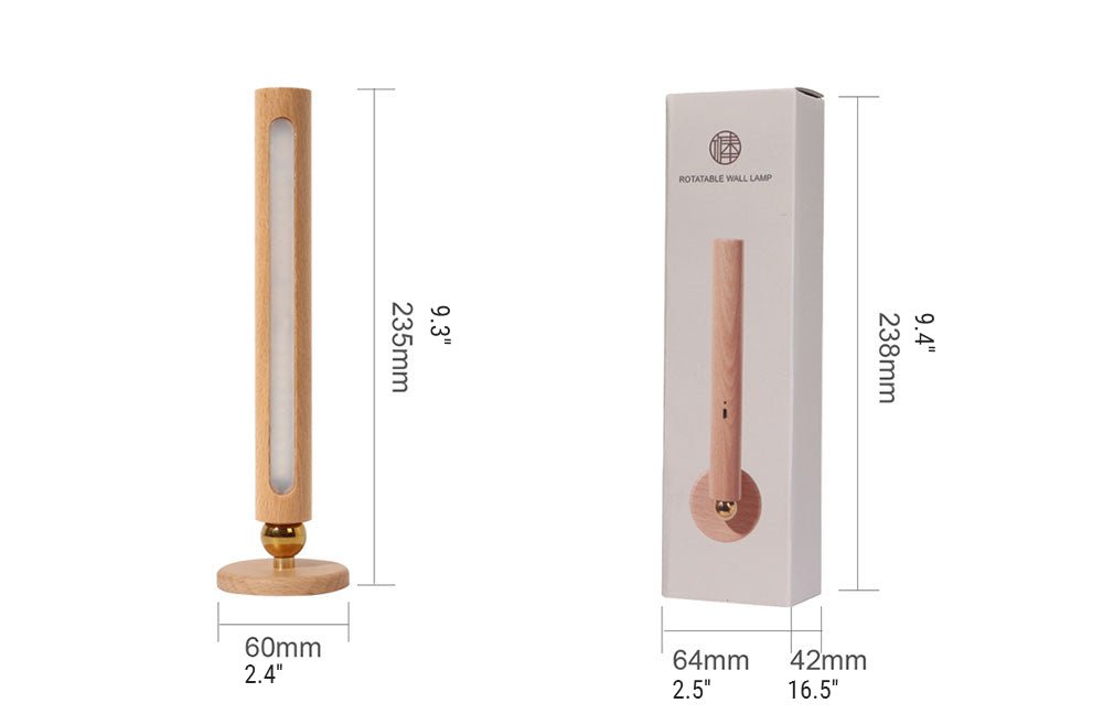 Deniselamp® Minimalistic Wooden Wall Lamp in Nordic Style for Living Room, Bedroom image | luxury lighting | wooden wall lamps