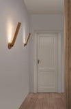 Deniselamp® Minimalistic Wooden Wall Lamp in Nordic Style for Living Room, Bedroom image | luxury lighting | wooden wall lamps