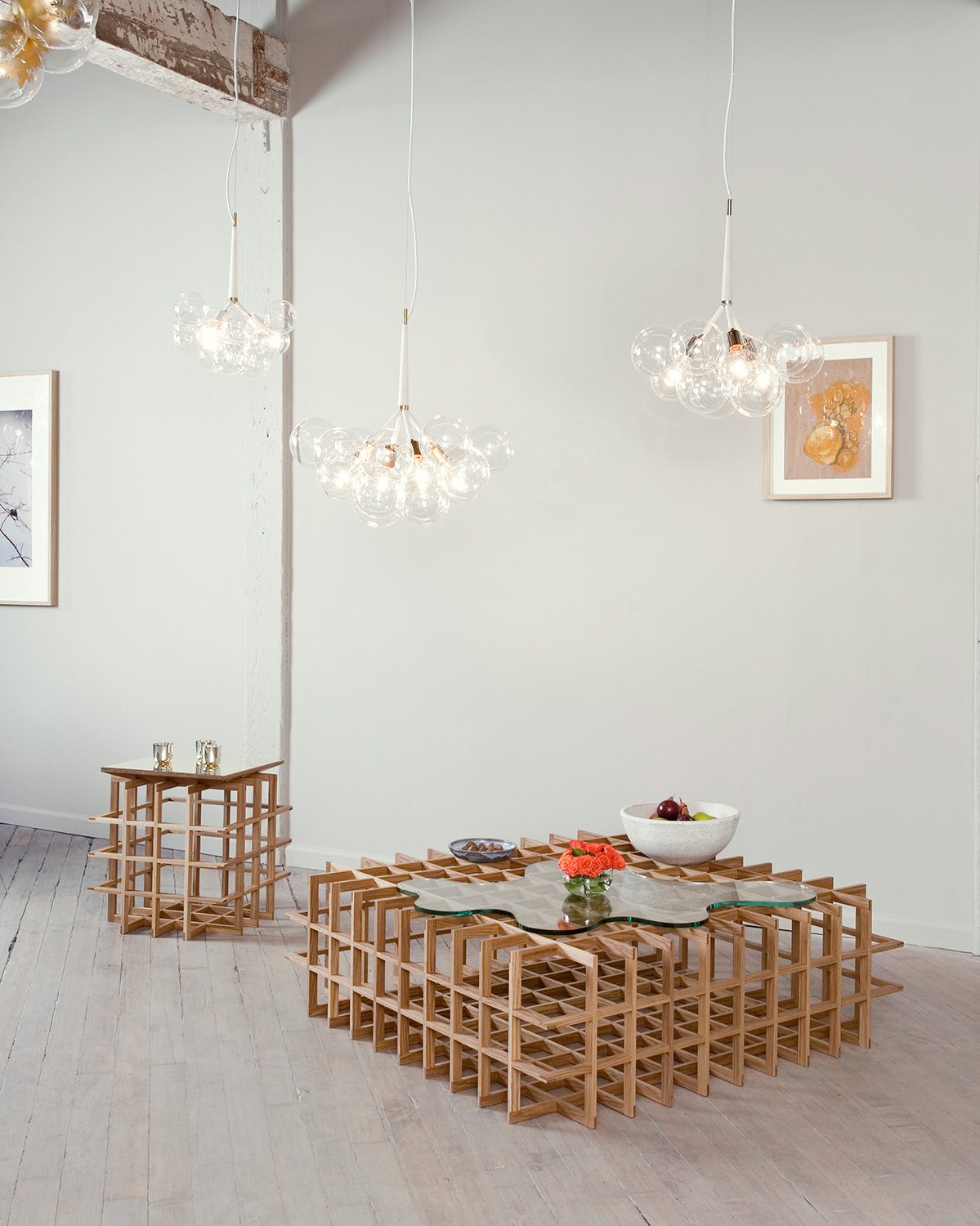 Oliver Bubble Glass Chandelier Supra 38''