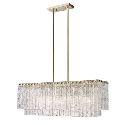 Denise Aimee Linear Glass Chandelier