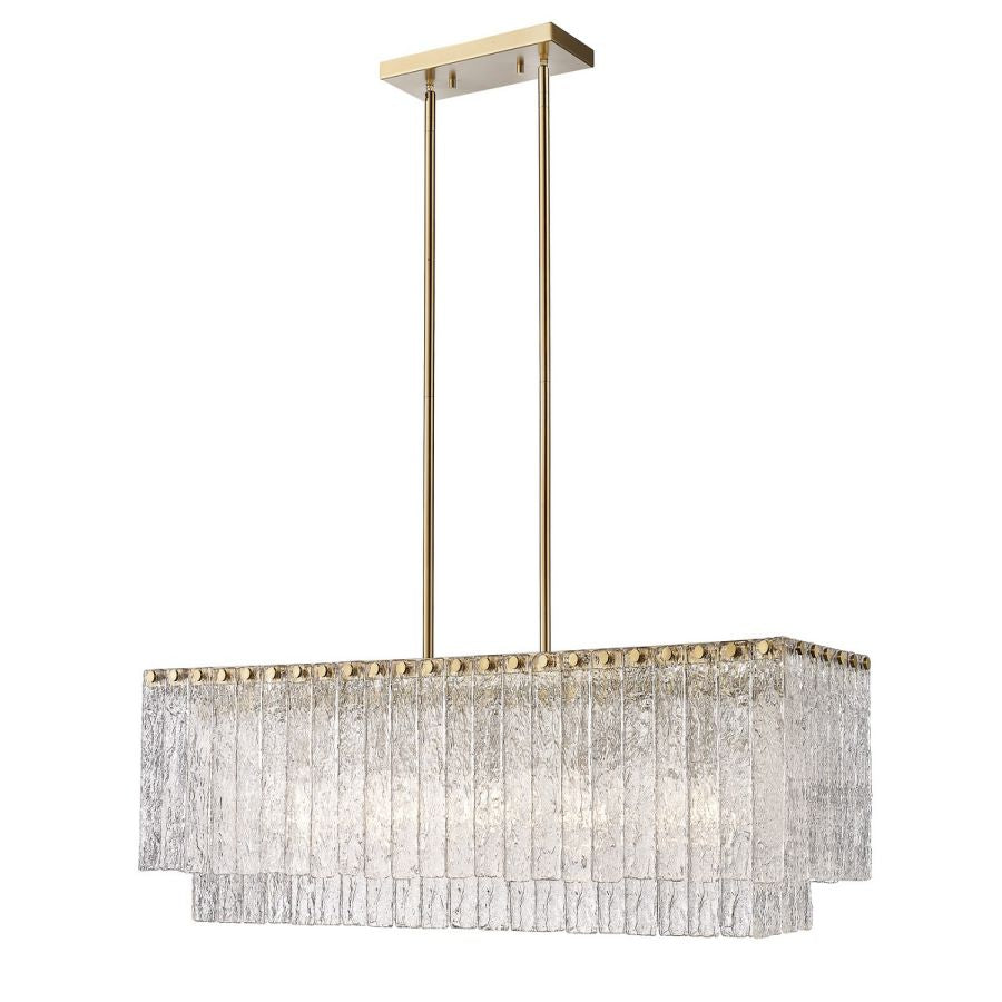 Denise Aimee Linear Glass Chandelier