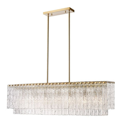 Denise Aimee Linear Glass Chandelier