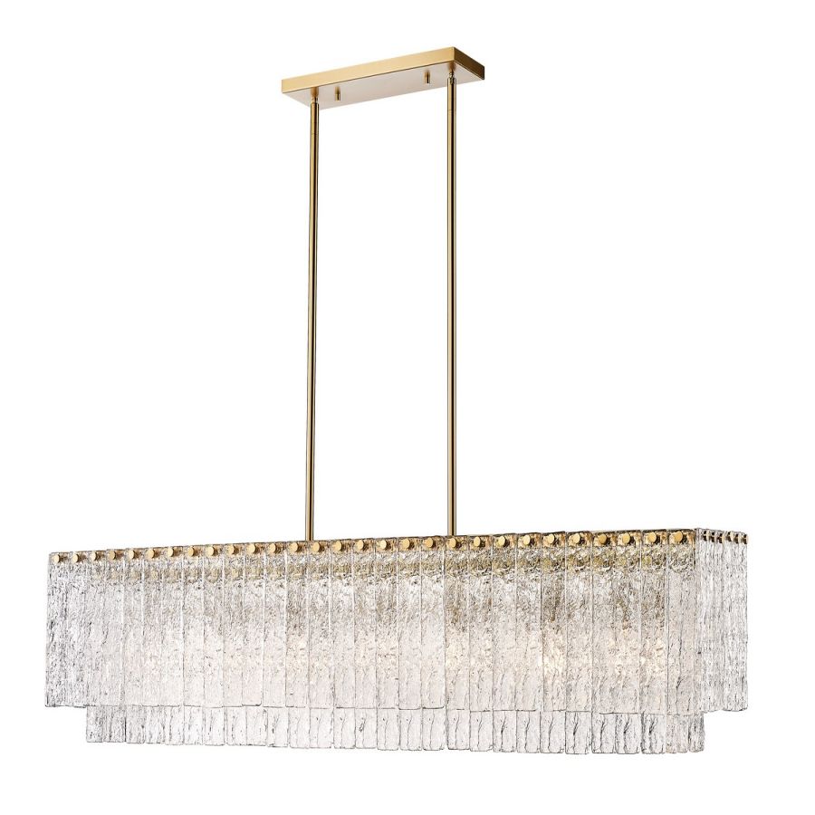 Denise Aimee Linear Glass Chandelier