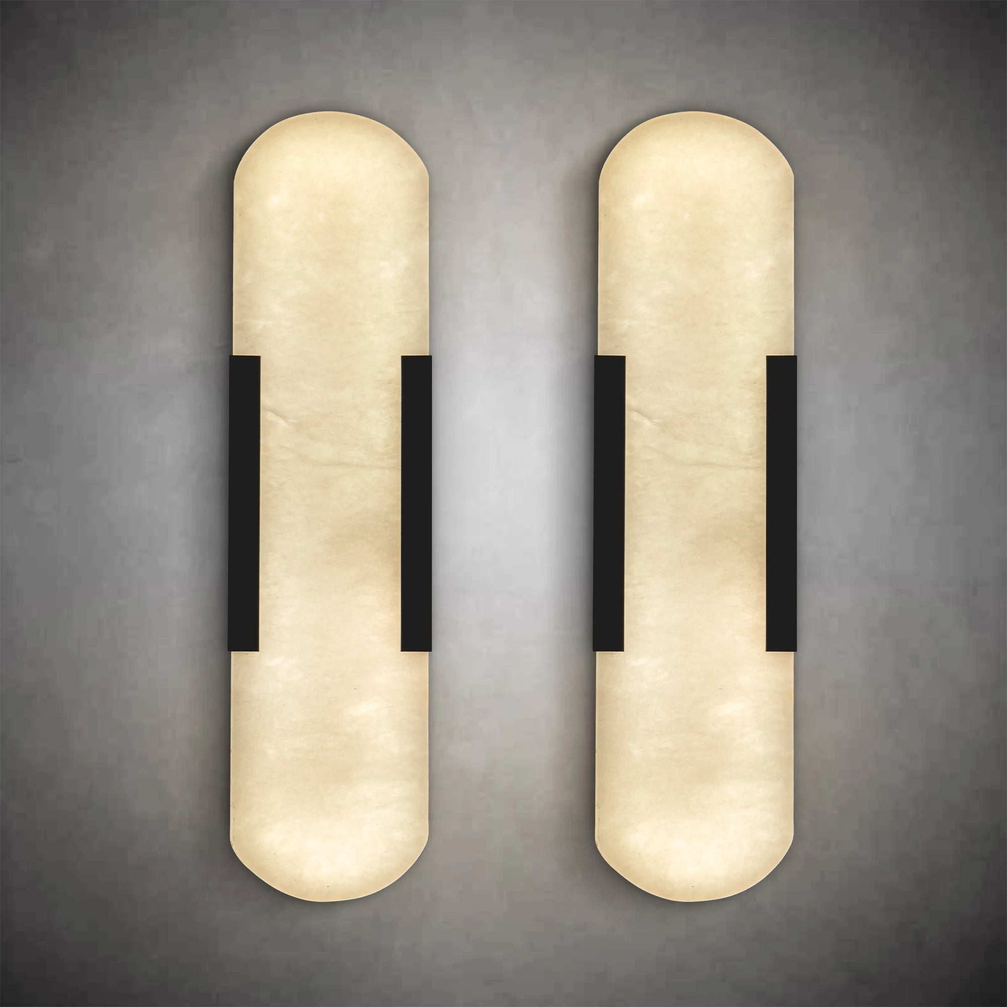 Culoud Elongated Alabaster Wall Sconce