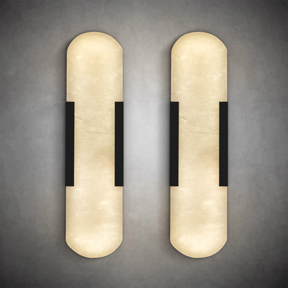 Culoud Elongated Alabaster Wall Sconce