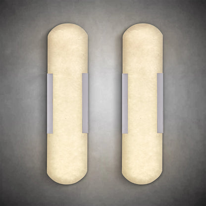 Culoud Elongated Alabaster Wall Sconce