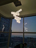 Culoud Alabaster Cubic Pendant
