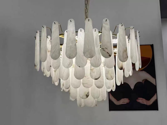 Culoud Alabaster Foyer Chandelier Lighting