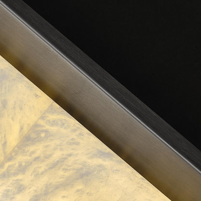 Solid Alabaster Grand Sconce