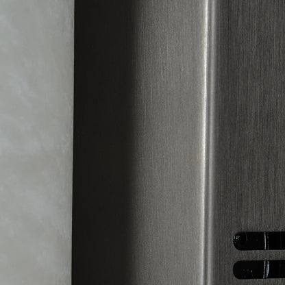 Solid Alabaster Grand Sconce