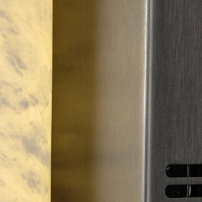 Solid Alabaster Grand Sconce