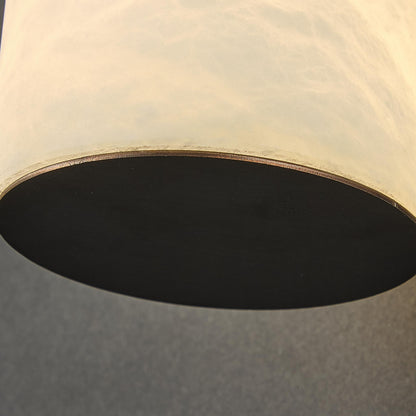 Solid Alabaster Grand Sconce