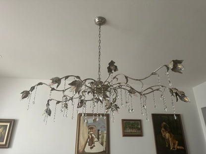 Gothic Viticcio Rectangular Chandelier  61" 71'' - Silver