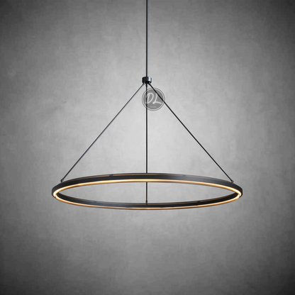 Radiant Vintage Round Chandelier 36"