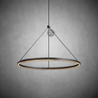 Radiant Vintage Round Chandelier 36"